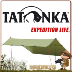 TARP 4 SIMPLE GRANDE TAILLE 285 X 400 Cm TATONKA -Camp Horizon Soldes Magasin tarp 4 simple grande taille 285 x 400 cm tatonka 6