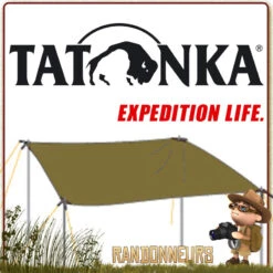 TARP 4 SIMPLE GRANDE TAILLE 285 X 400 Cm TATONKA -Camp Horizon Soldes Magasin tarp 4 simple grande taille 285 x 400 cm tatonka 8