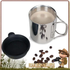 Tasse Inox Isotherme THERMO 250 Tatonka -Camp Horizon Soldes Magasin tasse inox isotherme thermo 250 tatonka 3