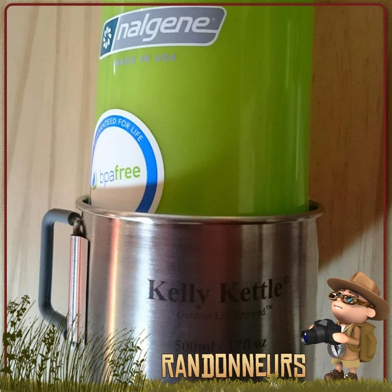 Tasse Inox Ultra Robuste 50 Cl Kelly Kettle 2 Tasse Inox Ultra Robuste 50 Cl Kelly Kettle – Image 2