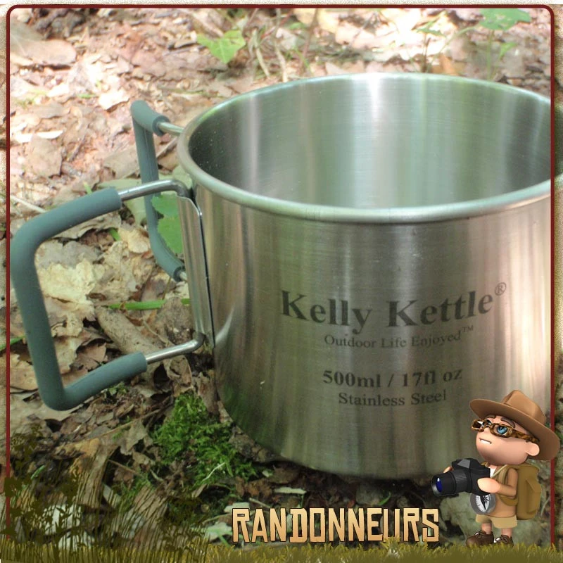 Tasse Inox Ultra Robuste 50 Cl Kelly Kettle 6 Tasse Inox Ultra Robuste 50 Cl Kelly Kettle – Image 6