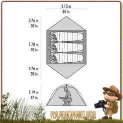 TENTE ACCESS 3 MSR Verte 11 TENTE ACCESS 3 MSR Verte -Camp Horizon Soldes Magasin tente access 3 msr verte 5