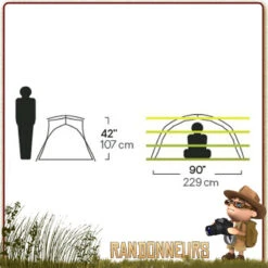 Tente DAGGER OSMO 2P NEMO -Camp Horizon Soldes Magasin tente dagger osmo 2p nemo 11