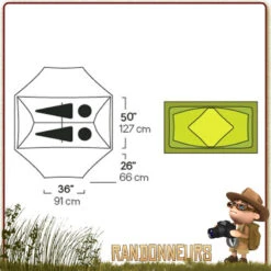 Tente DAGGER OSMO 2P NEMO -Camp Horizon Soldes Magasin tente dagger osmo 2p nemo 12