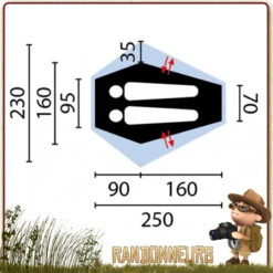 Tente DOLOMITE 2 Jamet -Camp Horizon Soldes Magasin tente dolomite 2 jamet 4