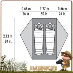 Tente FREELITE 2 V3 MSR MARRON -Camp Horizon Soldes Magasin tente freelite 2 v3 msr marron 4