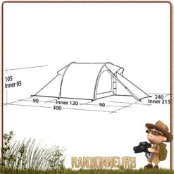 Tente GOSHAWK 2 Places ROBENS -Camp Horizon Soldes Magasin tente goshawk 2 places robens 10