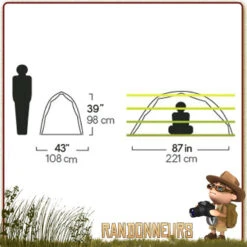 Tente HORNET OSMO 1P NEMO -Camp Horizon Soldes Magasin tente hornet osmo 1p nemo 11