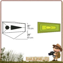 Tente HORNET OSMO 1P NEMO -Camp Horizon Soldes Magasin tente hornet osmo 1p nemo 12