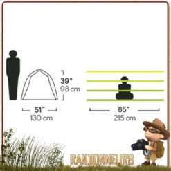 Tente HORNET OSMO 2P NEMO -Camp Horizon Soldes Magasin tente hornet osmo 2p nemo 12