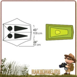 Tente HORNET OSMO 2P NEMO -Camp Horizon Soldes Magasin tente hornet osmo 2p nemo 13