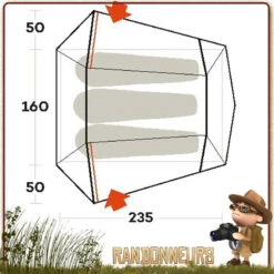 Tente Lightent 3 PRO FERRINO Grise -Camp Horizon Soldes Magasin tente lightent 3 pro ferrino grise 7