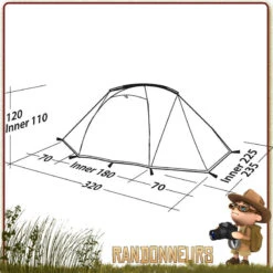 Tente LODGE 3 Places ROBENS -Camp Horizon Soldes Magasin tente lodge 3 places robens 10