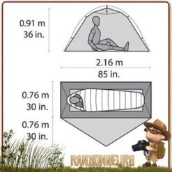 TENTE MSR HUBBA NX V6 Verte -Camp Horizon Soldes Magasin tente msr hubba nx v6 verte 7