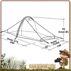 Tente Starlight 1 Place ROBENS -Camp Horizon Soldes Magasin tente starlight 1 place robens 4
