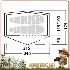 Tente Starlight 2 Places ROBENS -Camp Horizon Soldes Magasin tente starlight 2 places robens 3