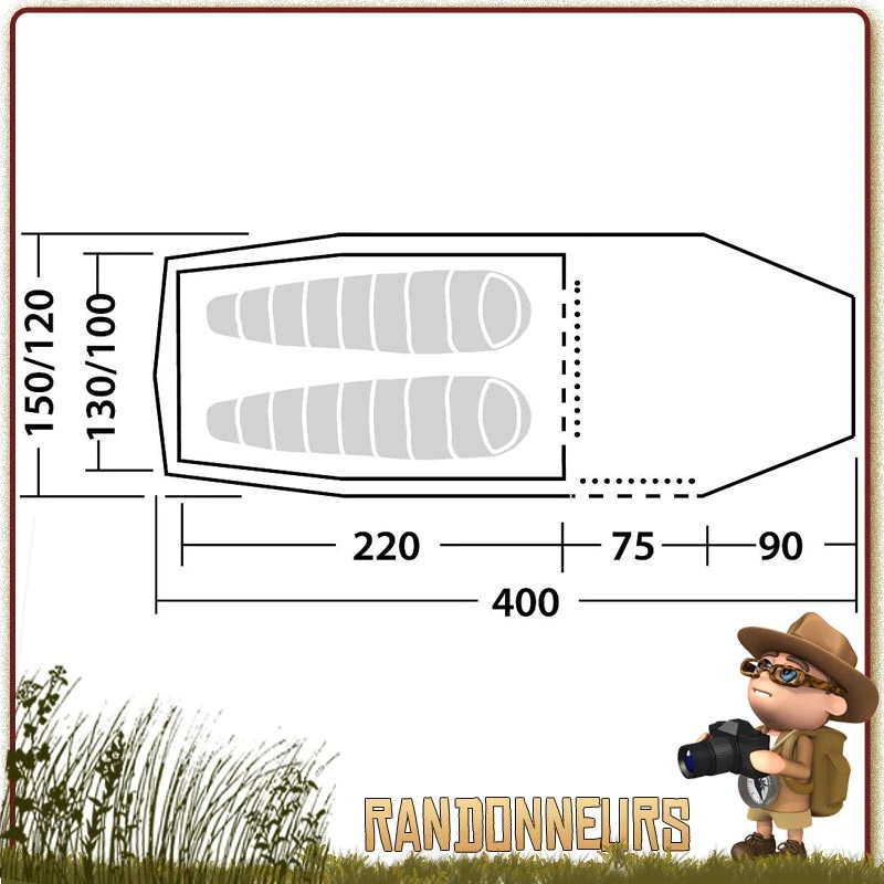 Tente Voyager 2 EX ROBENS 3 Tente Voyager 2 EX ROBENS – Image 3