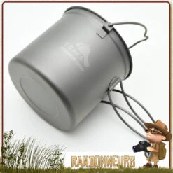 Toaks Titane 1100ml Pot Avec Anse -Camp Horizon Soldes Magasin toaks titane 1100ml pot avec anse 2